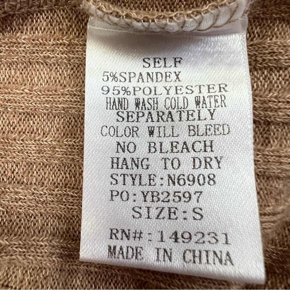 KORI America Women’s Cardigan Button Sweater Sz Small Brown Double Breasted - Picture 6 of 9